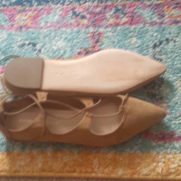 Loeffler Randall Ambra Leather Pointed Toe Flats - Picture 9 of 10